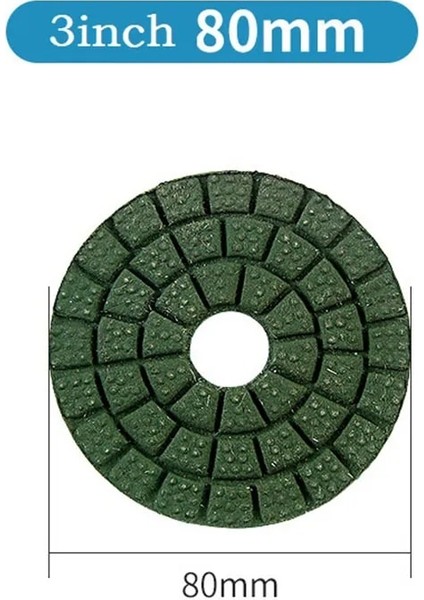 Beyaz 1 Adet 3 Inç 80MM Islak Elmas Parlatma Pedleri Esnek Taşlama Diskleri Elmas Buff Pedleri Granit Mermer Beton Taş Taşlama (Yurt Dışından) fiyatları
