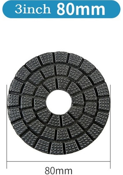 Beyaz 1 Adet 3 Inç 80MM Islak Elmas Parlatma Pedleri Esnek Taşlama Diskleri Elmas Buff Pedleri Granit Mermer Beton Taş Taşlama (Yurt Dışından) modelleri