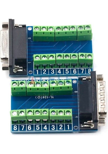 Erkek DB15 DP15 D-Sub VGA 15PIN Dişi Erkek Adaptör Jakı Terminali Pcb Kartı Çift Sıralı 15 P Konektörü RS232 Seri Port Soket Fişi (Yurt Dışından)