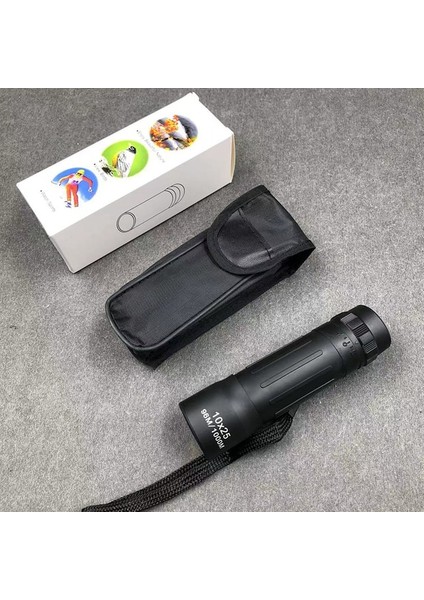 Stil 1 10X25 Zumlanabilir Teleskop Optik Lens Gece Görüş Monoküler Kapsam Cihazı Güçlü Monoküler Teleskop Dürbün Açık Avcılık (Yurt Dışından)