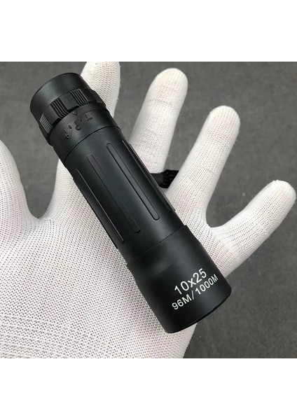 Stil 1 10X25 Zumlanabilir Teleskop Optik Lens Gece Görüş Monoküler Kapsam Cihazı Güçlü Monoküler Teleskop Dürbün Açık Avcılık (Yurt Dışından)