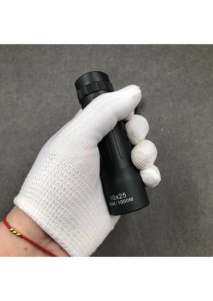 Stil 1 10X25 Zumlanabilir Teleskop Optik Lens Gece Görüş Monoküler Kapsam Cihazı Güçlü Monoküler Teleskop Dürbün Açık Avcılık (Yurt Dışından)