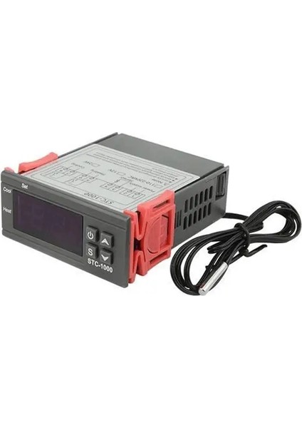 STC-1000 DC24V Stc 1000 Kuluçka Makinesi Için LED Dijital Termostat Sıcaklık Kontrol Cihazı Termostat Rölesi Isıtma Soğutma 12V 24V 110V 220V (Yurt Dışından)