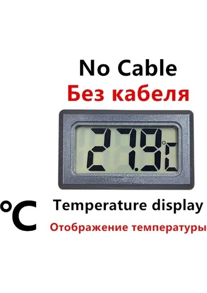 Fy-10 Hiçbir Kablo-B Mini Dijital LCD Kapalı Uygun Sıcaklık Sensörü Nem Ölçer Termometre Higrometre Ölçer (Yurt Dışından)