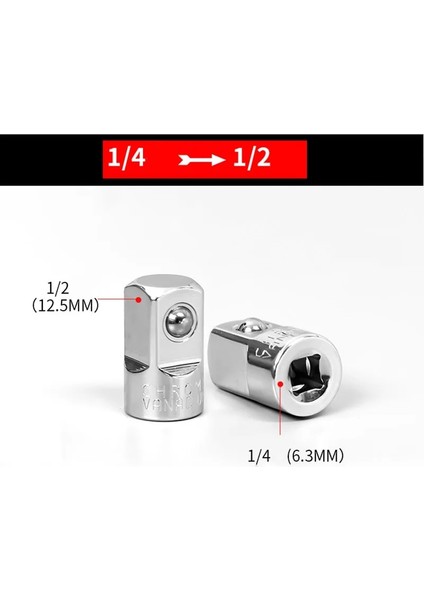 3 8 1 2 1/4 "3/8" 1/2 "sürücü Cırcır Lokma Seti Pnömatik Darbe Anahtarı Ortak Soket Adaptörü Dişi Erkek Dönüştürücü El Tamir Araçları (Yurt Dışından) indirimleri