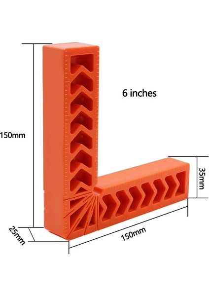 Pembe 3 "4" 6 "ınç Konumlandırma Kareler Ağaç Işleme 90 Derece Köşe Sağ Açı Kelepçeleri Marangoz Köşe Sıkma Kare Aracı (Yurt Dışından) fırsatları