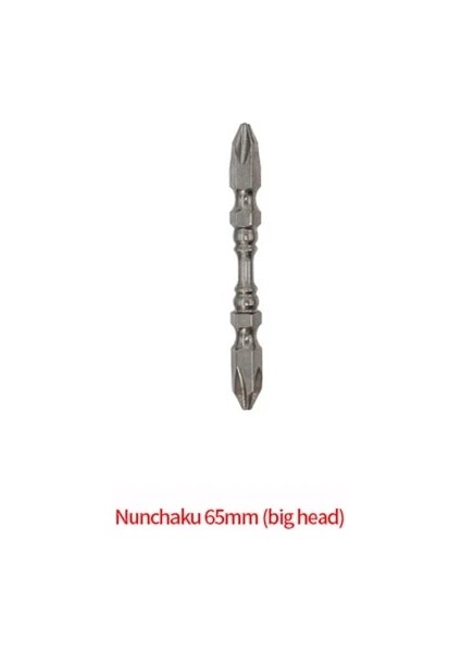 Nunchaku 65MM Büyük Yeni Manyetik Tornavida Bit Çapraz Kafa Ph2 Manyetik Tornavida Uçları 1/4 Inç Hex Shank Tornavida Ucu Elektrikli Tornavida (Yurt Dışından)