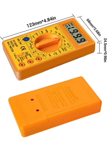 Turuncu DT830B Dijital Çoklu Metre Mini Evrensel El Çoklu Metre Elektrikli Alet (Yurt Dışından) fırsatları