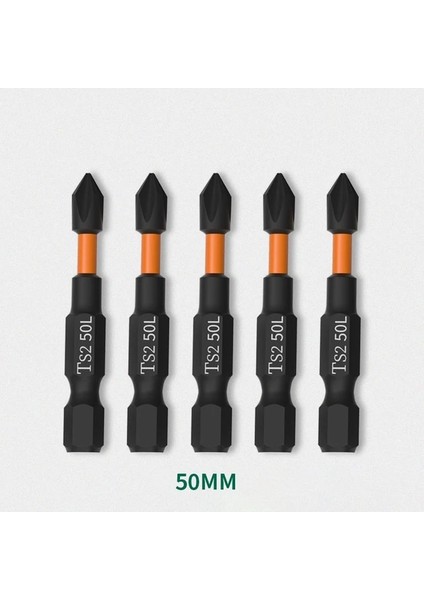 Set 9 1/2/5/pc Ph2 Tornavida Seti Manyetik Toplu Kafa Darbe Güçlü Çapraz Yüksek Sertlik 25/50/65/70/90/150MM Anti Kaymaz Su Geçirmez (Yurt Dışından)