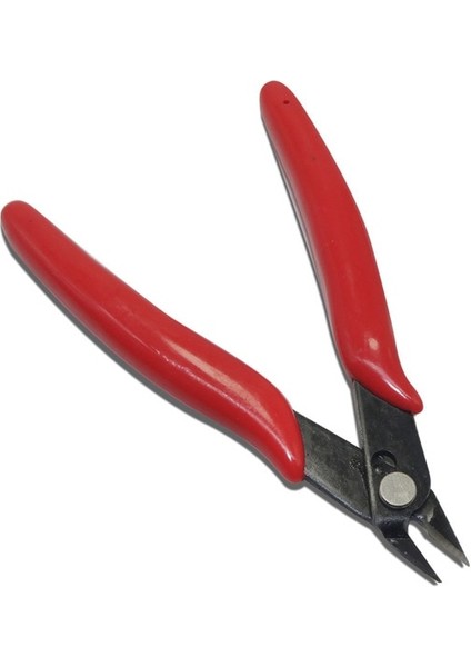 Kırmızı Saplı Kesme Pensesi 1 Adet Çapraz Pense Takı Işleme Küçük Kesme Pensesi Süper Keskin Yalıtımlı Sap Çok Fonksiyonlu El Aletleri (Yurt Dışından)
