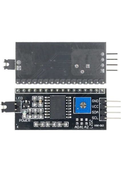 Iıc Arayüzü IIC/I2C/TWI LCD2004 2004 Seri Mavi Yeşil Arkadan Aydınlatmalı LCD Modülü Arduino Uno Için R3 MEGA2560 Seri Arayüz Adaptörü Modülü (Yurt Dışından)