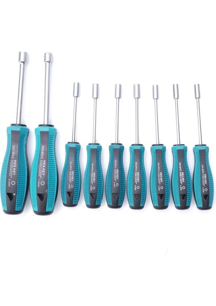 3.0mm Metal Soket Sürücü Anahtarı Tornavida Altıgen Somun Anahtar Somun Sürücü El Aracı 3mm-8mm Tornavida Profesyonel Ferramenta Ücretsiz Denizcilikte (Yurt Dışından) fiyatları