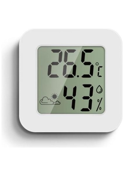 1 Adet Mini LCD Dijital Termometre Higrometre Oda Sıcaklığı Nem Ölçer Sensörü Ölçer Ev Hava Istasyonu Sıcaklık Aracı (Yurt Dışından)
