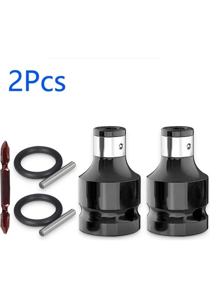 2 Adet A C 1/2 Inç Kare 1/4 Inç Hex Cırcır Lokma Anahtar Soket Adaptörü Ingiliz Anahtarı Takımı Sürücü Dönüştürücü Darbe Aracı (Yurt Dışından)