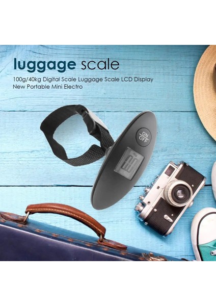 Gösterildiği Gibi 100G/40KG Taşınabilir Dijital Terazi LCD Ekran Taşınabilir Mini Elektronik Bagaj Bavul Ölçeği El Asılı Çelikhane Terazisi (Yurt Dışından) fırsatları