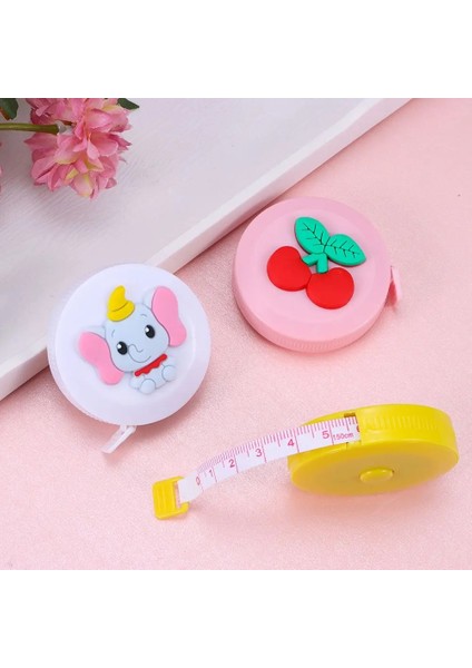 14-1.5m Taşınabilir Karikatür 150CM/60" Mezura Geri Çekilebilir Cetvel Ölçüm Rulo Mini Bantlar Dikiş Cetveli Ölçü Aletleri Aksesuarları (Yurt Dışından) indirimleri