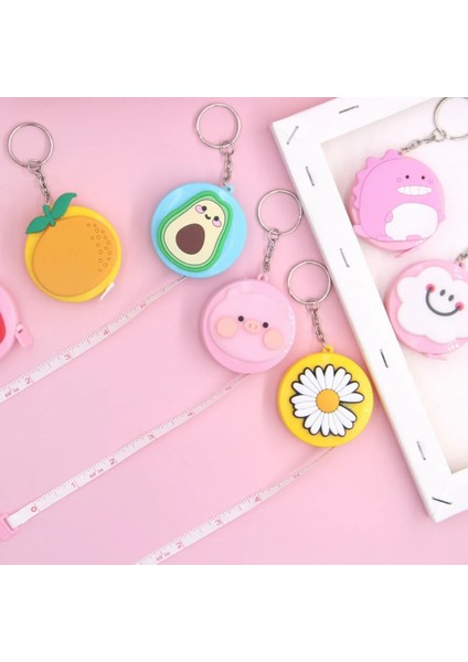 Ch 1.5 Metre/60 Inç Uzun Sevimli Kawaii Hayvanlar Rulo Otomatik Streç Cetvel Kırtasiye Dikiş Ölçü Cetveli Mezura Ev (Yurt Dışından) indirimleri