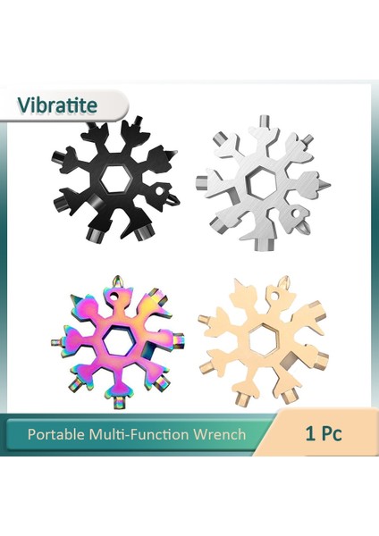 Siyah 18-In-1 Kar Tanesi Çok Amaçlı Kar Tanesi Tork Anahtarı Paslanmaz Çelik Alet Seti Kart Kombinasyonu Kompakt Taşınabilir Dış Mekan Ürünü (Yurt Dışından) fırsatları
