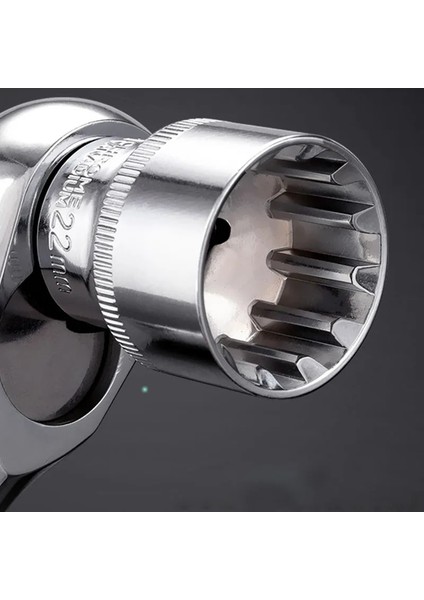 7mm-1 Adet 3/8 "sürücü 12 Diş Kısa Lokma Anahtar Kafa Ayna Anti-Pas Altıgen/torx Evrensel Cırcır Lokma Anahtar Somun Kaldırma El Aletleri (Yurt Dışından)