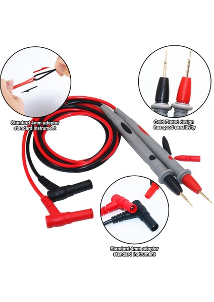 Sadece Timsah Klip Multimetre Testi Evrensel Kablo Ac Dc 1000 V 20A 10A Cat Iıı Çoklu Metre Test Cihazı Için Ölçüm Probları Kalem Tel Ipuçları (Yurt Dışından) fiyatları