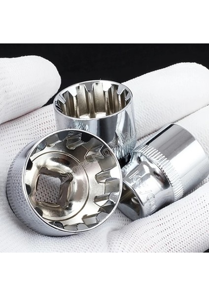 19MM 1/2 "kare Sürücü 12 Nokta Soket Bit 8-32MM Cırcır Anahtarı 12 Diş Lokma Anahtar El Aleti Araba Oto Tamir Araçları Bir Adet (Yurt Dışından)