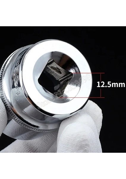 19MM 1/2 "kare Sürücü 12 Nokta Soket Bit 8-32MM Cırcır Anahtarı 12 Diş Lokma Anahtar El Aleti Araba Oto Tamir Araçları Bir Adet (Yurt Dışından)