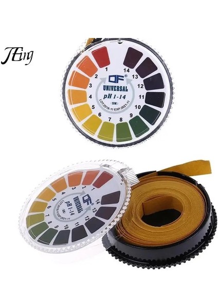 1-14 5 M Alkali Asit Göstergesi Ölçer Test Kağıdı Rulo 0-14 1-14 Ph Metre Su Idrar Tükürük Toprak Turnusol Doğru Ölçüm (Yurt Dışından) fiyatları