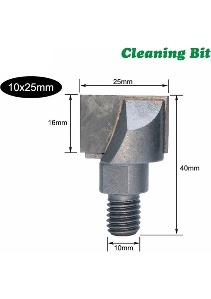 10X25MM 1 Adet 10MM Vida Konu Cnc Temizleme Alt Yönlendirici Bit Kilit Freze Kesicisi Ahşap Ağaç Işleme Bit (Yurt Dışından)