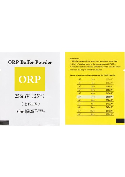 PH3PCS 3/5/15 Adet Ph Tampon Tozu 4.00 6.86 9.18 Orp Kalibrasyon Tozu 256MV 25C Test Ölçümü Için Düzeltme Solüsyonu Tozu (Yurt Dışından)