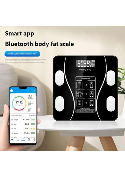 Vücut Yağ Ölçeği Dijital Uygulaması Bluetooth Uyumlu Akıllı Bmı Kompozisyon Analiz Cihazı (Yurt Dışından) fiyatları