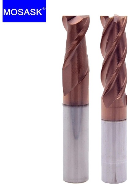 2X4X50L 2F55C Mosask 1 Adet 4 Flüt HRC65 HRC55 HRC45 2 Flüt Tungsten Çelik Cnc Kesme Aletleri Alaşım Karbür Freze (Yurt Dışından) indirimleri