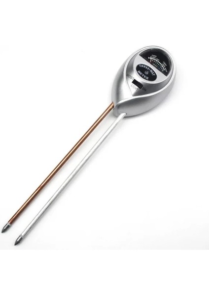 Gümüş 3 In 1 Toprak Nem Güneş Işığı Ph Ölçer Higrometre Dijital Test Cihazı Bitkiler Çiçekler Asitlik Nem Ölçümü Bahçe Aracı (Yurt Dışından)