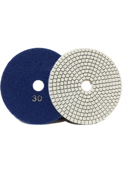 100 Parlatma Pedi Elmas Zımpara Diski 125MM Granit Granit Kireçtaşı Geçiş Aracı Beton Diskler (Yurt Dışından)