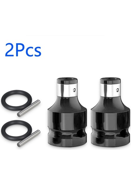 2 Adet A 1/2 Inç Sürücü 1/4in Darbe Anahtarı Lokma Seti 1/4 ''hex Cırcır Soket Adaptörü Anahtar Sürücü Dönüştürücü Aracı Delme Uçları (Yurt Dışından)