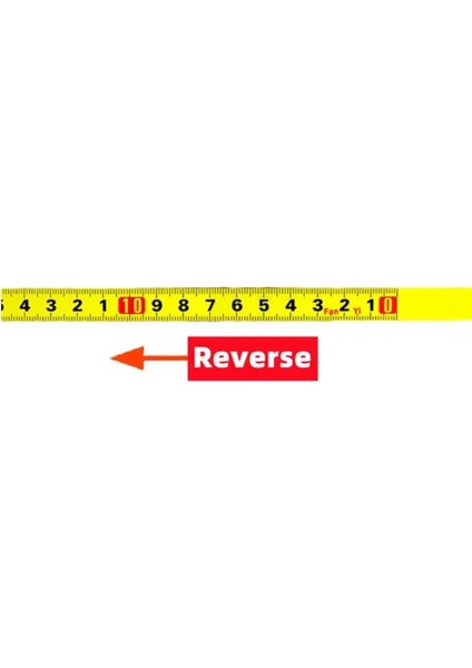 Ters - Sarı 3m Kendinden Yapışkanlı Mezura Paslanmaz Çelik Tezgah Cetveli Yapışkan Destekli Mezura Metrik Skala Paslanmaz Dayanıklı Dayanıklı Cetvel (Yurt Dışından)