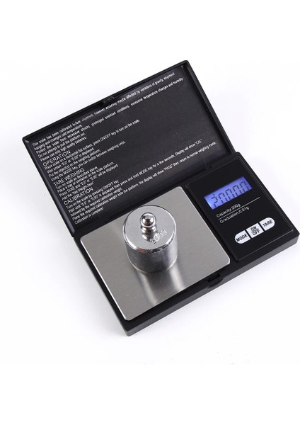 Dijital 500G 0.1g Yüksek Hassasiyetli Gram Ölçeği Elektrikli LCD Ekran Takı Ölçeği (Yurt Dışından)