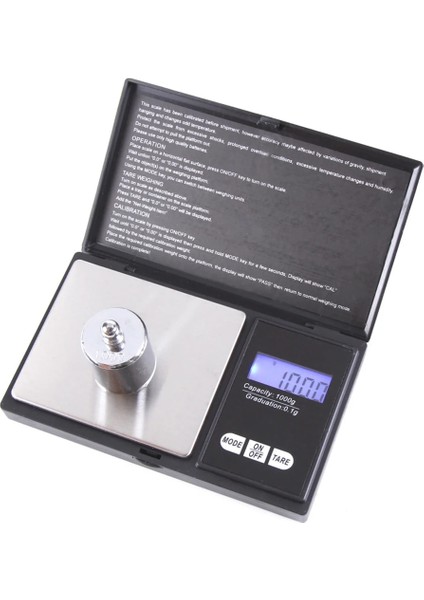 Dijital 500G 0.1g Yüksek Hassasiyetli Gram Ölçeği Elektrikli LCD Ekran Takı Ölçeği (Yurt Dışından) fırsatları