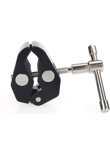 E38 Sihirli Kol Yengeç Pençe Kelepçe LCD Ekran Kelepçe Maşa Pense Klip Stüdyo Flaş Braketi Güçlü Chuck Metal Siyah Kamera Kurulumu (Yurt Dışından) modelleri