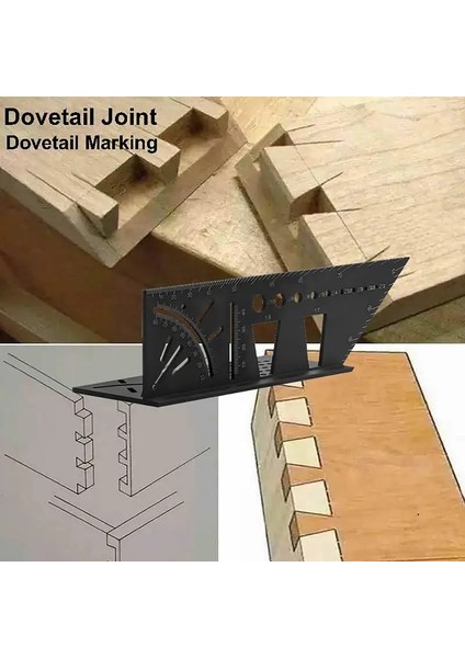 Alüminyum Alaşımlı 3D Gönye Ölçme Kare 45 90 Derece Açı Cetvel Noktalama Işaretleme Ölçer Çerçeveleme Plastik Iletki (Yurt Dışından) modelleri