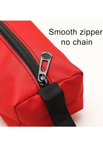 Kırmızı 30X10X10CM Oxford Kanvas Su Geçirmez Saklama El Alet Çantası Vidalar Çiviler Matkap Ucu Metal Parçalar Balıkçılık Seyahat 1 Adet El Alet Çantası Küçük Vidalar (Yurt Dışından)