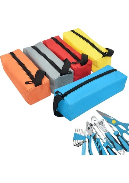 Kırmızı 30X10X10CM Oxford Kanvas Su Geçirmez Saklama El Alet Çantası Vidalar Çiviler Matkap Ucu Metal Parçalar Balıkçılık Seyahat 1 Adet El Alet Çantası Küçük Vidalar (Yurt Dışından)