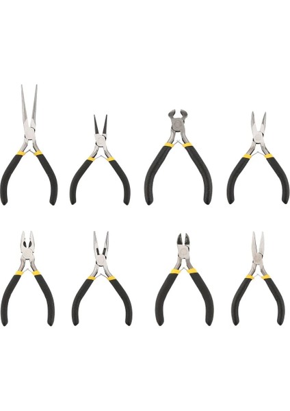 Stil 3 8 Çeşit Özelleştirme Yüksek Kaliteli Paslanmaz Çelik Uç Kesme Tel Pense El Aletleri Dıy Takı Yapımı Pense Seti (Yurt Dışından) fiyatları