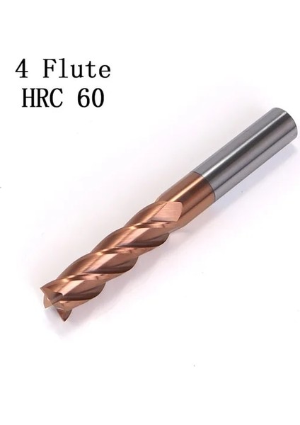 3X4DX50L,1 Adet Hrc 60 1 Adet Set Kesme HRC50 HRC60 HRC65 4 Flüt 4mm 5mm 6mm 8mm 12MM Alaşım Karbür Freze Tungsten Çelik Freze Kesici Uç Freze (Yurt Dışından)