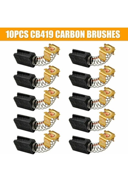 CB419 10 Adet Karbon Fırçalar GA5030 CB325/459/303/419/203 Makita Avuç Taşlama Elektrik Motorları Için Elektrikli El Aletleri Karbon Fırçalar (Yurt Dışından)