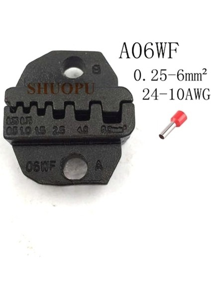 06WF 7.5''die Seti SN-16WF/0325/02/02C/02WF2C/06WF/05WF/02WF/0725 Sıkma Pensesi Makinesi Modülleri Çeneleri (Yurt Dışından)