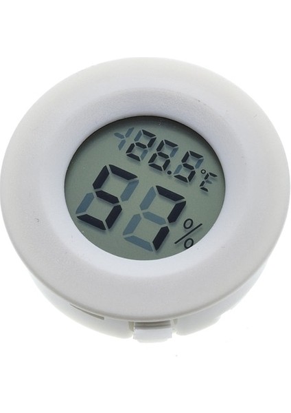 Beyaz 2ın1 Dijital Termometre Higrometre Mini LCD Dijital Sıcaklık Nem Ölçer Dedektörü Termograf Kapalı Oda Enstrüman Bırak (Yurt Dışından)