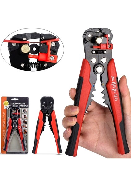Stil 3 Yeni Taşınabilir Tel Kesici Otomatik Stripper Pense Kablo Tel Striptizci Sıkma Araçları Kesme Terminali 0.2-6.0mm2 El Aletleri (Yurt Dışından) fiyatları
