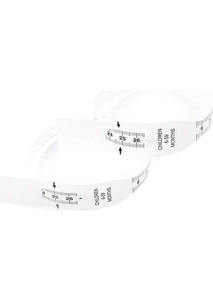Beyaz Wıntape 26CM Pp Bebek Mezura Kol Spor Çevresi Mezura Çocuk Tıbbi Muac Ölçüm Cetveli (Yurt Dışından) modelleri