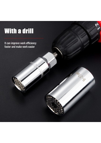 Kol Evrensel Tork Anahtarı 7-19MM Soket Kafa Çok Fonksiyonlu Evrensel Kol El Kol Taşınabilir Aletler Set (Yurt Dışından) indirimleri