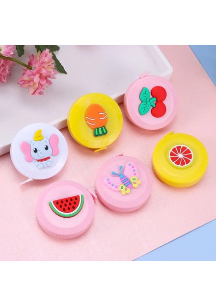 10-1.5 M Taşınabilir Karikatür 150 Cm/60" Mezura Geri Çekilebilir Cetvel Ölçümleri Rulo Mini Bantlar Dikiş Cetveli Ölçü Aletleri Aksesuarları (Yurt Dışından) fırsatları